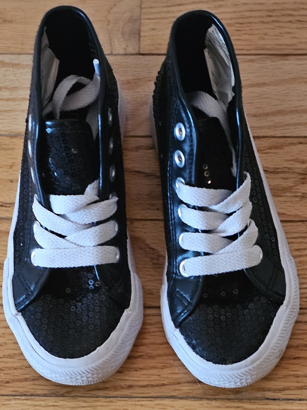 Revolution Dancewear Sparkle high top Sneakers Sz 1